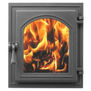 Дверка ВЕЗУВИЙ каминная 220 (Антрацит)