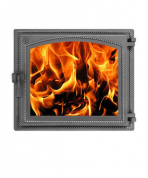 Дверка ВЕЗУВИЙ каминная 240 (Антрацит)