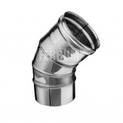 Колено 135° d-150 мм, t-0,8 мм, НЕРЖ. 430