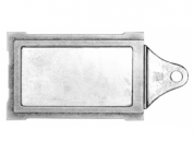 Задвижка каминная ЗВ-3 (240х130мм) (Б)