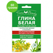 Маска Terra Beauty глина белая с экстрактами зверобоя и розмарина