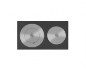 Плита Усиленная двухконфорочная Везувий 4В 410х710