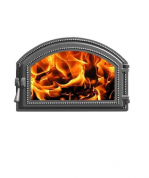 Дверка ВЕЗУВИЙ каминная 222 (Антрацит)