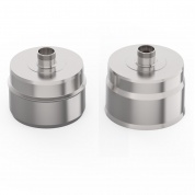 Заглушка с конденсотоотводом d-140 мм, D-200 мм, t-0,5 мм, Нерж. 439/430