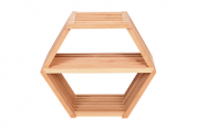 Полка шестигранная средняя (Ольха), арт. ПШ-Ср
