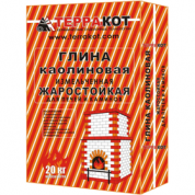 Глина каолиновая Терракот жаростойкая, 20 кг