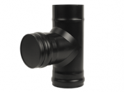 Тройник BLACK (AISI 430/0,8мм) 90*