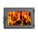 Дверка ВЕЗУВИЙ каминная 230  (Антрацит)