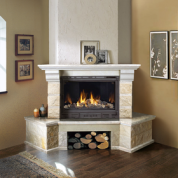 Каминная облицовка Victoria Crema Small (угловая)
