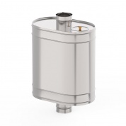 Бак на трубе для печей Д-120, бак 0,8 мм, труба 1 мм.