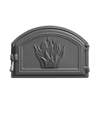 Дверка ВЕЗУВИЙ каминная 223 (Антрацит)