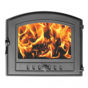 Дверка ВЕЗУВИЙ каминная 224 (Антрацит)