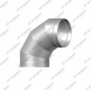 Отвод Моно  90º, d=160 мм, t=1 мм, нерж. 304