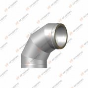 Отвод Термо 90º, d=250 мм, D=310 мм, t=1 мм, нерж. 430/430