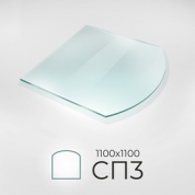 Стекло напольное СП3 (под печь) 1100*1100мм
