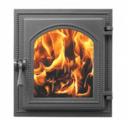 Дверка ВЕЗУВИЙ каминная 270 (Антрацит)