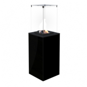 Газовый обогреватель Kratki PATIO/MINI/M/G30/37MBAR/CZ (уличный) - черное стекло, с ручным упр. (8,2кВт)