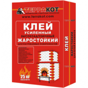 Клей усиленный Терракот жаростойкий,  3 кг