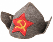 Шляпа «Буденовка» «Серп и молот».