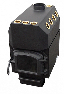 Печь отопительная Конвектика Ставр 9 (с чугунной дверцей) (150 м.куб.)