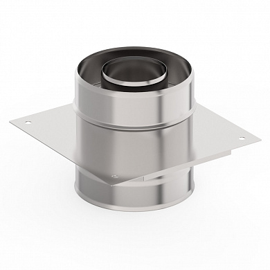 Монтажная площадка d-130 мм, D-200 мм, t-1 мм, Нерж. 439/430