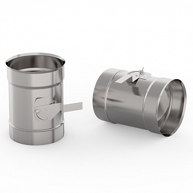  Шибер-поворотный d-150 мм, t-0,5 мм, Нерж. 439