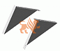 Косынки, t=1,5 мм, d=310 мм, A=410 мм. нерж. 430
